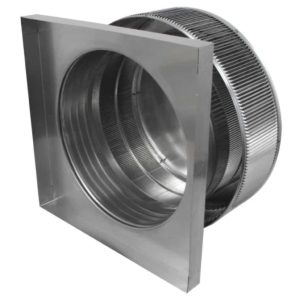 18 inch Roof Vent | Aura Gravity Roof Vent with Curb Mount Flange - AV-18-C4-CMF